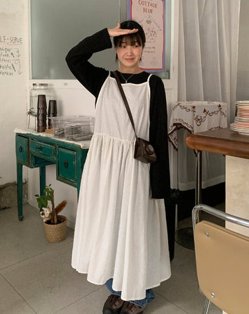 Hemz Two-Way Dot Ribbon Sleeveless One Piece